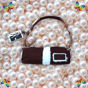 🤎🐑 Faux Shearling Mini Baguette Purse🐑🤎